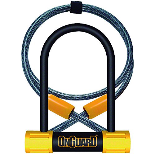 OnGuard Bulldog Medium DT U-Lock , Black/yellow, 3.55' X 6.90