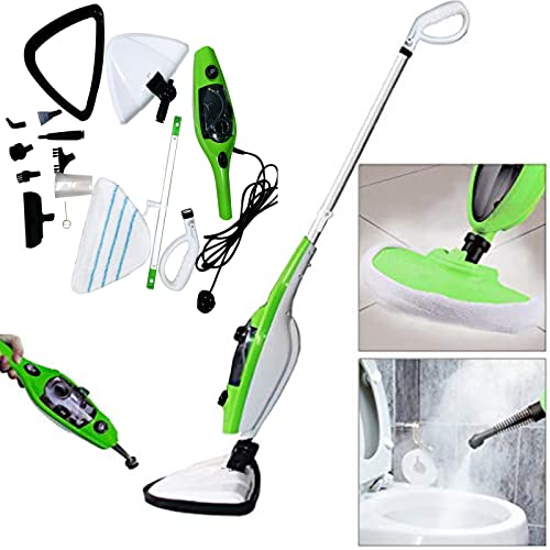 ZanGe All-in-One Wet Dry Vacuum Cleaner and Mop for Hard Floors Tile, Multipurpose Steam Cleaner for Home Use, Steam Mop, Detachable Handheld 10-in-1 Steam Mop Cleaner for Cleaning