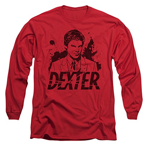Long Sleeve: Dexter - Splatter Dex Longsleeve Shirt Size L