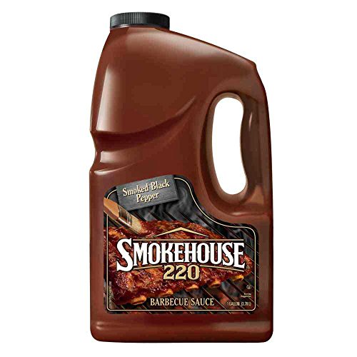 Ventura Foods Smokehouse Smoked Black Pepper Barbecue Sauce, 9. 9 Pound Jug - 2 per case.
