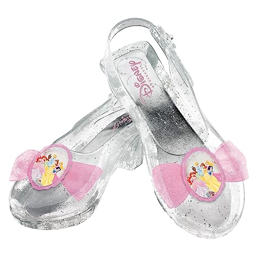 Disney Princess Accessories girls Disney Princess Shoes, Official Disney Costume Accessories, Age Grade 4+, Fits Up to Size 6 Heeled Sandal, As Shown, One Size Up Size US