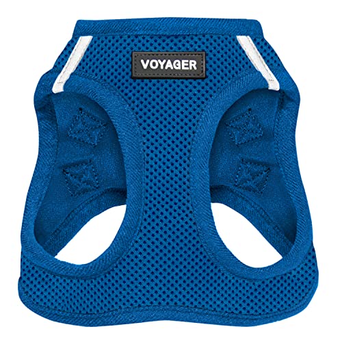 Voyager Step-in Air Dog Harness - All Weather Mesh Step in Vest Harness for Small and Medium Dogs and Cats by Best Pet Supplies - Harness (Royal Blue), XS (Chest: 13-14.5')