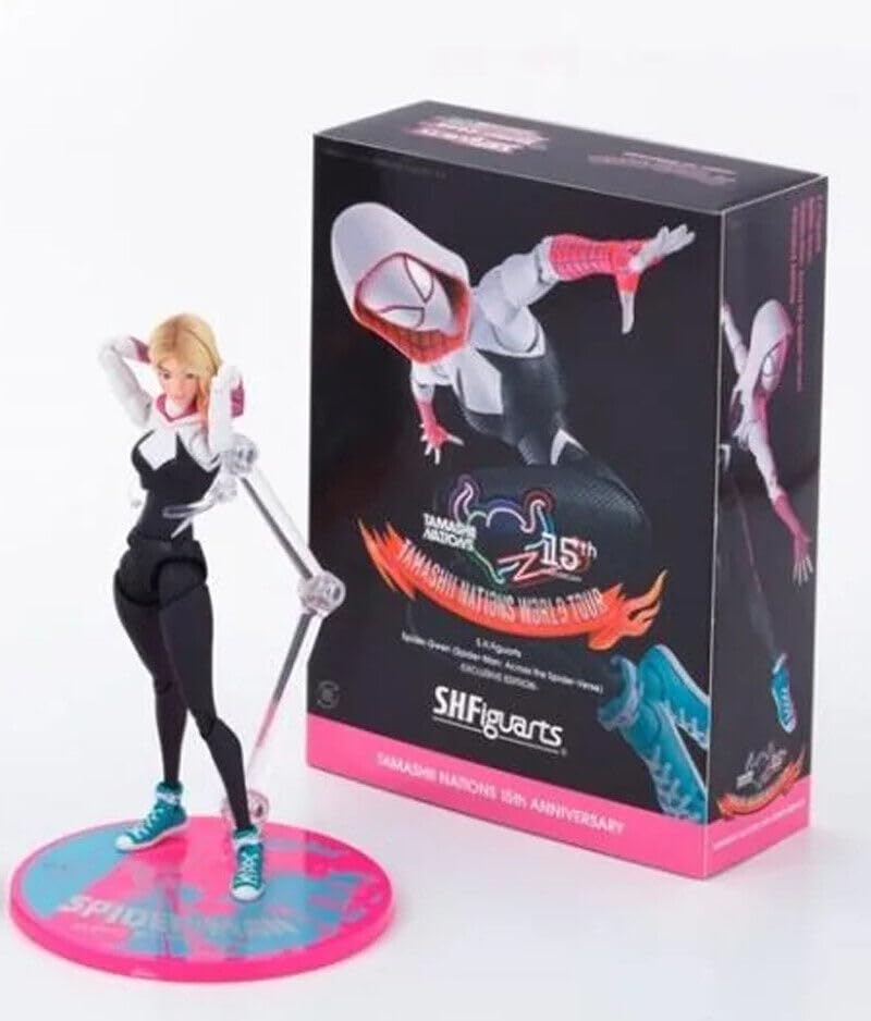Bandai Spider-Man: Across The Spider-Verse S.H.Figuarts Spider-Gwen Tamashii World Tour Event Exclusive
