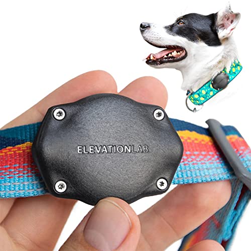 TagVault AirTag Dog Collar Mount - IP68 Waterproof, Doesn't Dangle, Fits All Width Collars | Elevation Lab