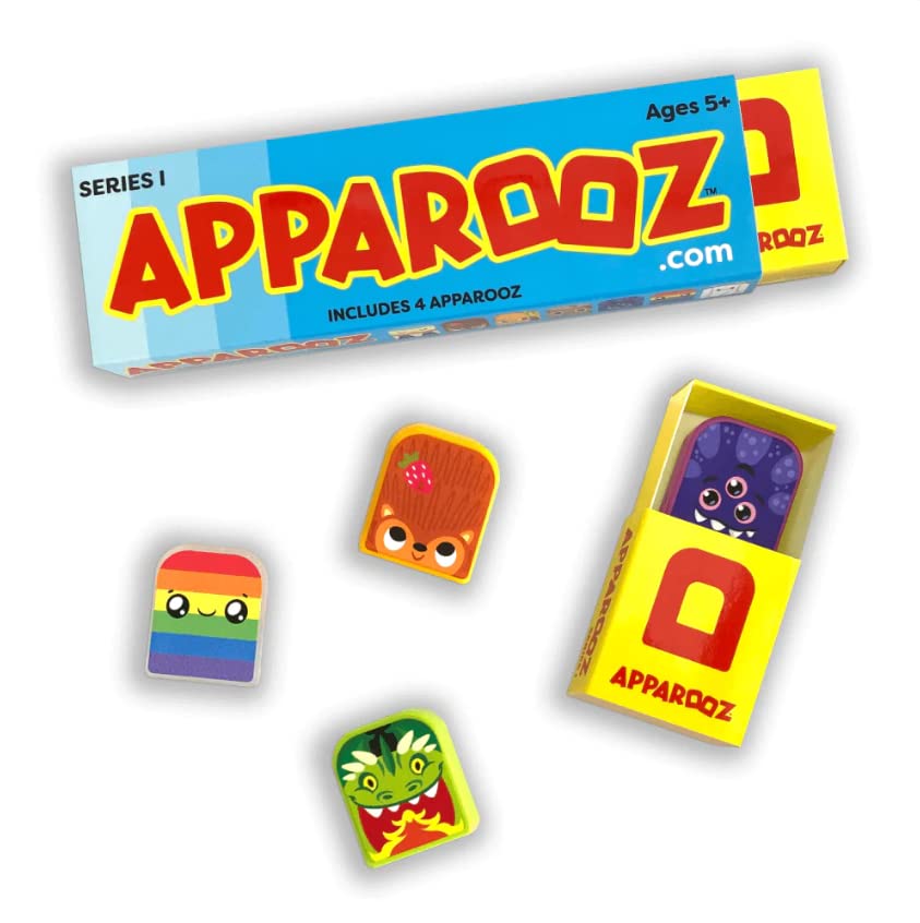 APPAROOZ Collectibles Kid Toys with Unique Characters - 4 Pack of Mini Toy Figures for Kid Games - Small Toys for 5+ Year Old Boys and Girls - Figurine Mystery Pack 2