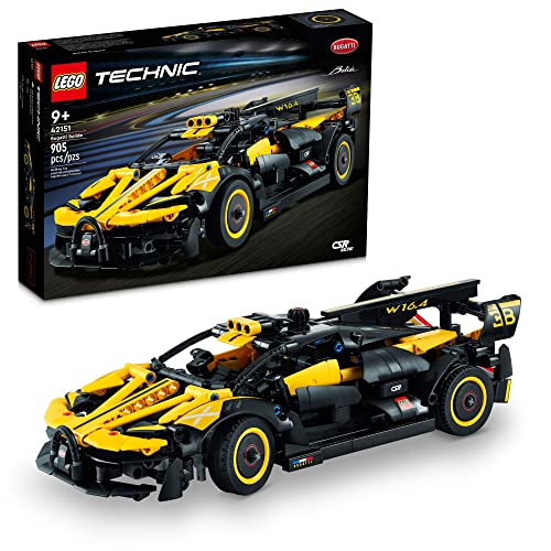 LEGO Technic Bugatti Bolide Race Car Model Building Set, Engineering Toy for Back to School, Collectible Sports Car Construction Kit for Kids Ages 9 and Up, Back to School Gift Idea, 42151