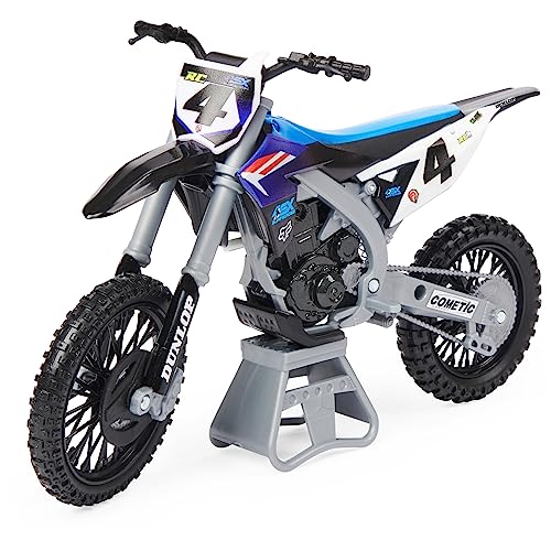 Supercross, Authentic Ricky Carmichael 1:10 Scale Collector Die-Cast Motorcycle Replica with Display Stand