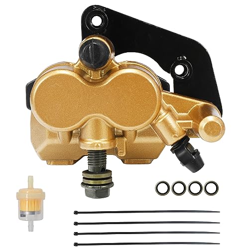 Front Brake Calipers 51mm Twin Piston Hydraulic Cylinder Caliper For Chinese 50cc-125cc ATV Quad Pit Pro Dirt Bike Go kart Apollo 140cc z40
