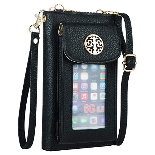 Women Wallet with Cell Phone Holder Crossbody Purse