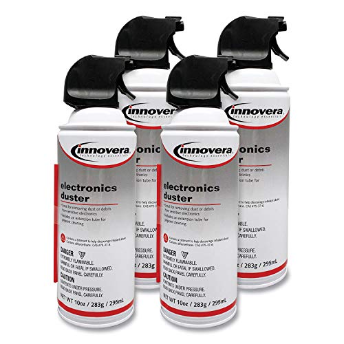 Innovera IVR10014 10 oz. Compressed Air Duster Cleaner (4/Pack)