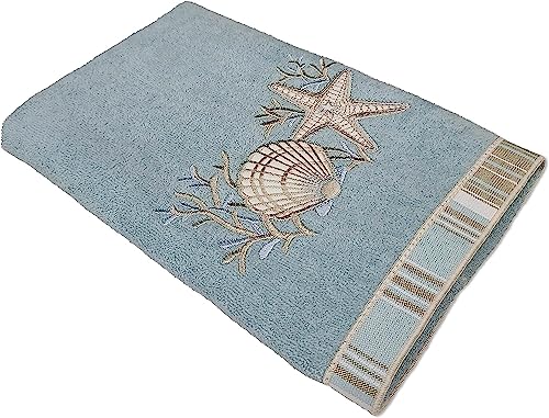 Avanti Linens - Hand Towel, Soft & Absorbent Cotton (Sand Shells Collection) 30.00' x 16.00'