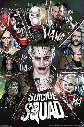 Trends International DC Comics Movie - Suicide Squad - Circle Wall Poster, 22.375' x 34', Premium Unframed Version