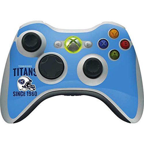 Skinit Decal Gaming Skin Compatible with Xbox 360 Wireless Controller - Officially Licensed NFL Tennessee Titans Helmet Design