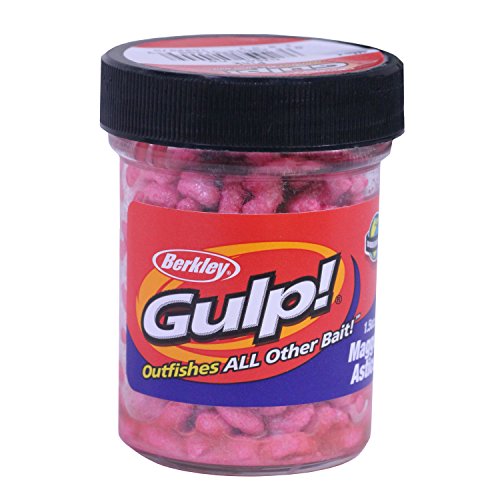 Berkley Gulp! Maggot Fishing Soft Bait, Pink, 1.5 oz