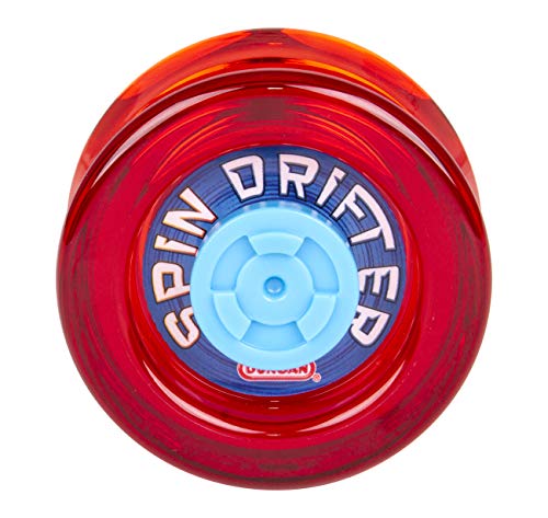 Duncan Toys Spin Drifter Yo-Yo, Side-Spinning Yo-Yo, Beginner to Advanced, Red, 1 Yo-Yo