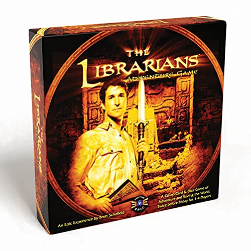 Everything Epic The Librarians: Adventure Card Game: Quest for The Spear - Expansion 1, 2 New Heroes & 3 Adventures, Licensed Card & Board Game Hit Movie TV Show, Play Co-Op Or Solo, for 1-4 Players