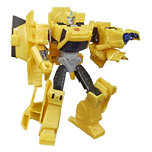Transformers Bumblebee Cyberverse Adventures Action Attackers Warrior Class Bumblebee Action Figure, Sting Shot Move, 5.4-inch