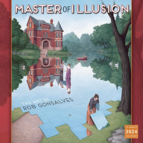 Master of Illusion 2024 Wall Calendar — The Art of Rob Gonsalves, 16-Month Art Calendar, 12' x 12'