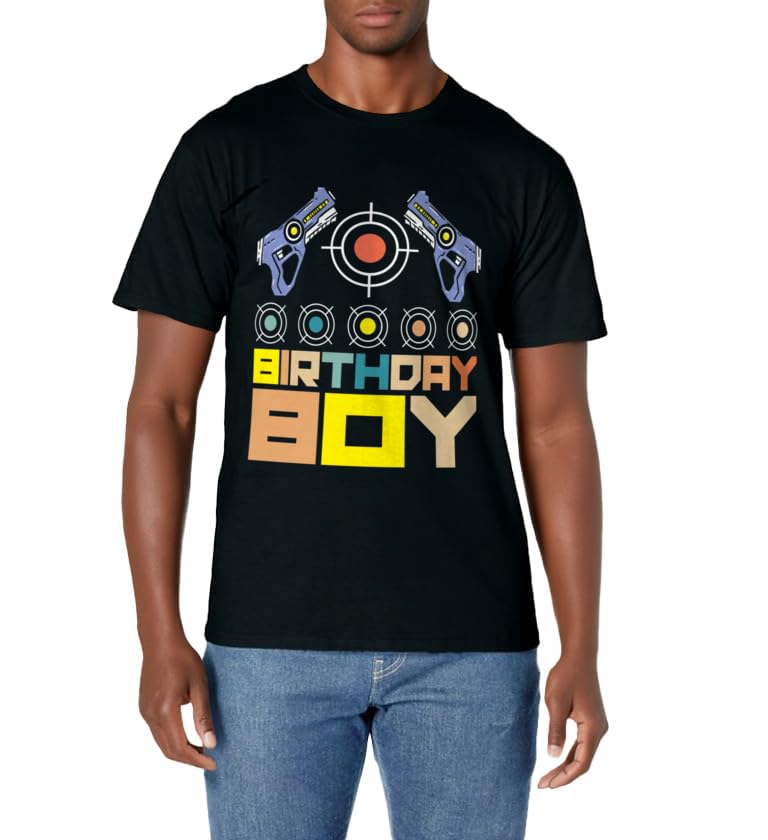 Laser Tag Birthday Boy Party Indoor Lasertag Game Player T-Shirt