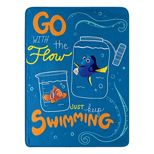 Northwest Finding Nemo Micro Raschel Throw Blanket, 46' x 60', with The Flow