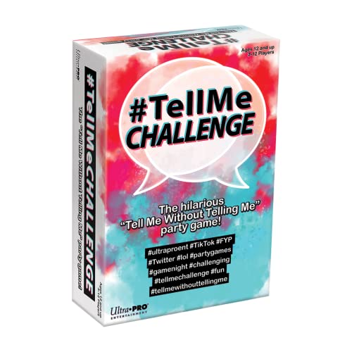 #TellMeChallenge - The Fun Party Game for Friends and Family, Based Off The Social Media Trend, Tell Me Without Telling Me, Fun Game for Summer Nights, and Summer Parties