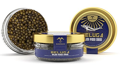 GUARANTEED OVERNIGHT! River Beluga/ Kaluga hybrid Caviar - 1 oz Jar