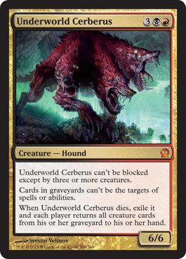 Magic The Gathering - Underworld Cerberus (208/249) - Theros