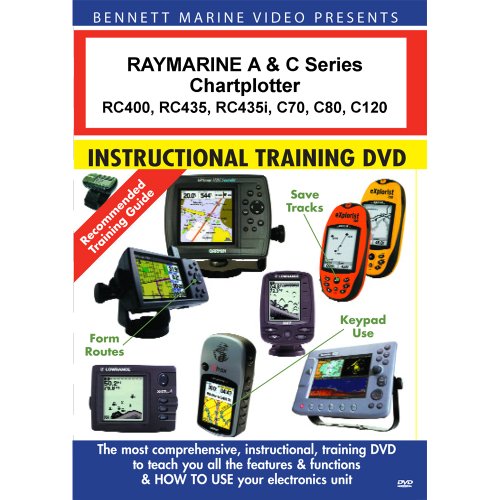 DVD Raymarine A & C Series Chartplotter: RC400,RC435, RC435i,C70,C80,C120 Instructional Training DVD