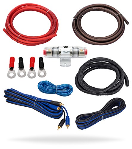InstallGear Dual 8 Gauge Amp Wiring Kit | Amp Kit with Amplifier Installation Wiring True Spec and Soft Touch Wire | 8 Gauge Wire, 8 Gauge Amp Kit, Amplifier Wiring Kit, Sub Wiring Kit