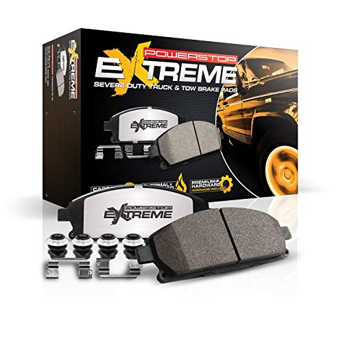 Power Stop Front Z36-1680 Carbon-Fiber Ceramic Brake Pads Truck and Tow Z36 [Application Specific]