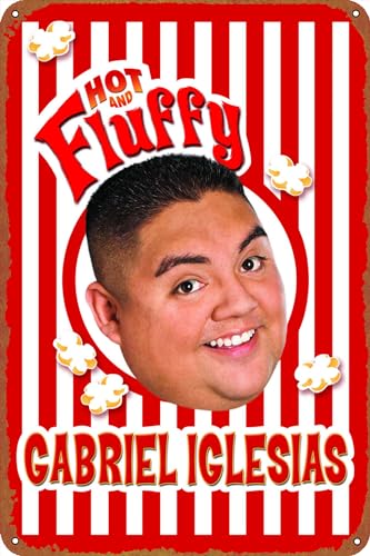 Gabriel Iglesias: Hot and Fluffy Movie Poster Oil and Gas Station Logo 8 × 12 inches