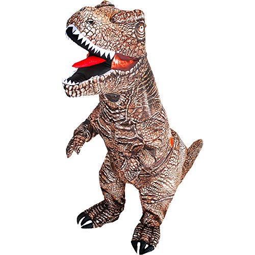 Dinosaur Costume for Adult,Halloween Costume Adult Men,Inflatable Dinosaur Costume Adult ,T-Rex Costume Blow up Funny Halloween Dino Costumes Fancy Dress,Halloween Costumes for Men Women Adults Teens