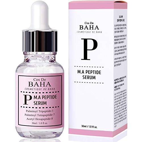 Peptide Complex Facial Serum with Matrixyl 3000 & Argireline for Face/Neck - Anti Aging & Deep Wrinkles, Heals and Repairs Skin, Instantly Ageless for Face, 1 Fl Oz (30ml)