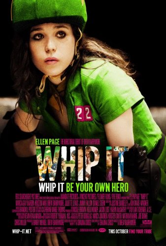 WHIP IT - 13.5'x20' Original Promo Movie Poster 2009 Ellen Page Drew Barrymore