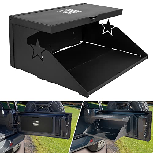 Yoursme Tailgate Table for 2007-2022 Jeep Wrangler JK & JL 2/4 Door Rear Door Table Cargo Shelf Storage Cargo Luggage Holder Carrier Foldable Support Up to 100LBS