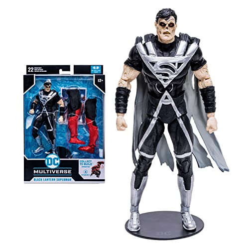 McFarlane - DC Build-a 7' Figures Wave 8 - Blackest Night - Black Lantern Superman