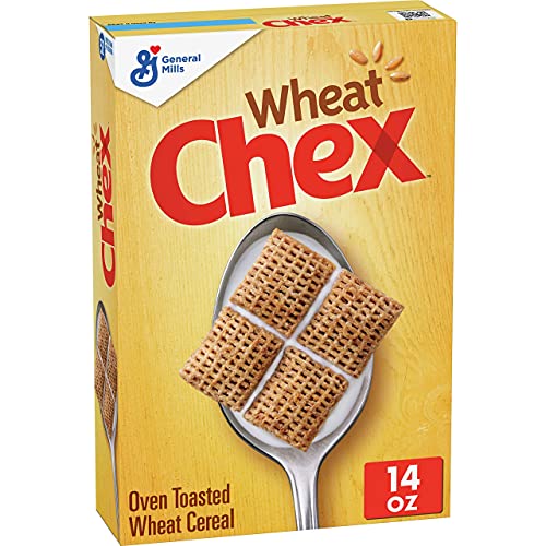 Chex Wheat Breakfast Cereal, Made with Whole Grain, Homemade Chex Mix Ingredient, 14 OZ