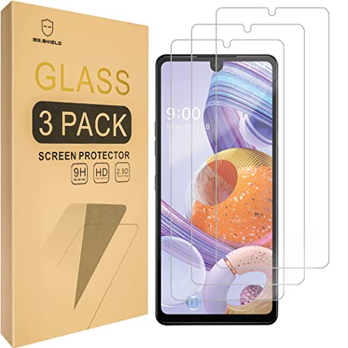 Mr.Shield [3-Pack] Designed For LG Stylo 6 [Tempered Glass] [Japan Glass with 9H Hardness] Screen Protector with Lifetime Replacement