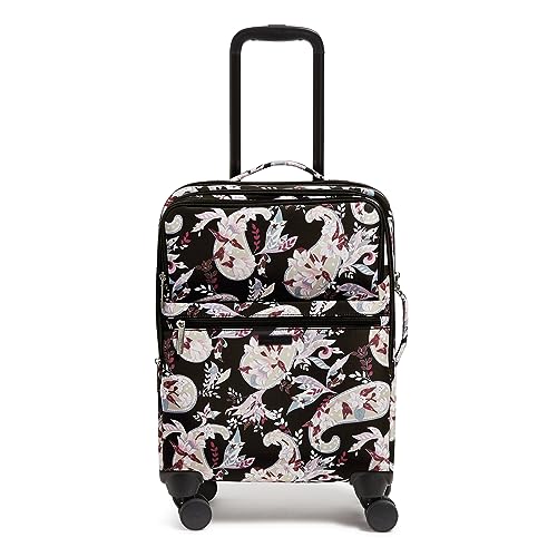 Vera Bradley Women's Softside Rolling Suitcase Luggage, Botanical Paisley, 27' Check in