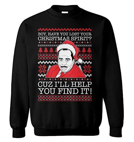 Stanley - Have You Lost Your Christmas Spirit? Unisex Crewneck Sweatshirt (Black, XX-Large)
