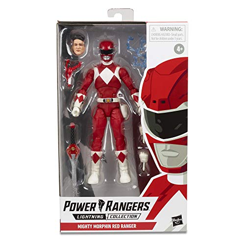Power Rangers E7755 Lightning Collection 6' Mighty Morphin Red Ranger Collectible Action Figure Toy with Accessories