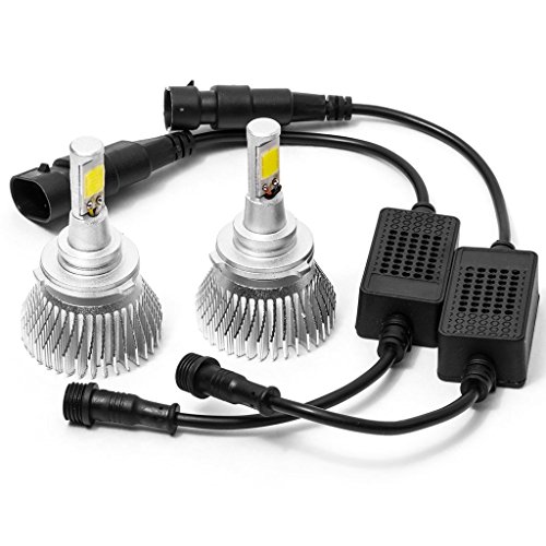 Biltek LED Low Beam Conversion Bulbs Compatible with 1996-1997 Lexus LX450 (9006 Bulbs)
