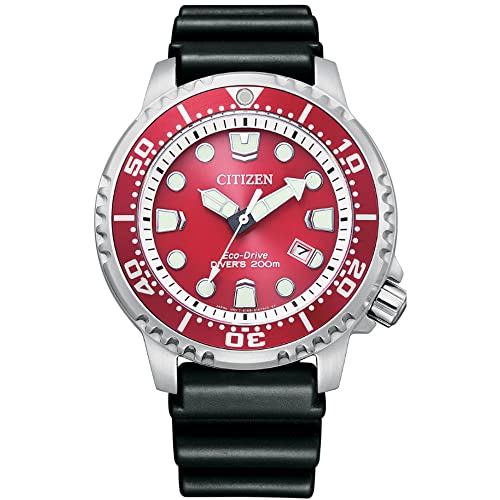Citizen Eco-Drive Promaster Red Dial Men's Watch BN0159-15X