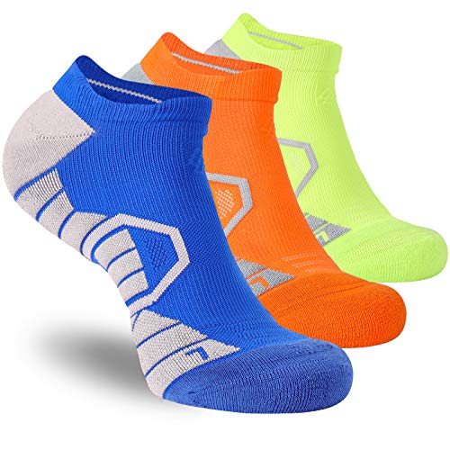 Low Cut Sports Running Socks for Men Women Compression No Show Athletic Socks for Gym Workout Tennis Walking Hiking Golf Tab