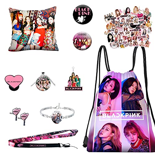 Gifts Set For Darwstring Bag Backpack Stickers Bl-ack-pink Lanyard Button Pins Phone Holder Pillow case Bracelet