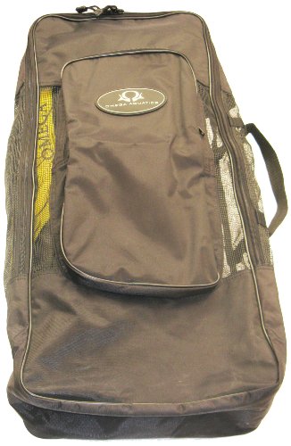 Flip Fin Accessory Carry Bag for Scuba and Fishing Fins, Black