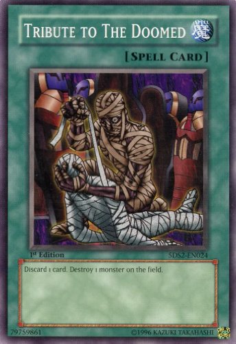 Yu-Gi-Oh! - Tribute to The Doomed (5DS2-EN024) - 5Ds Starter Deck 2009-1st Edition - Common