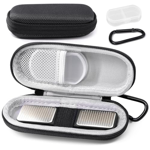 Yewltvep Case for kardiamobile EKG Heart Monitor, Hard Case for KardiaMobile 6L, Case for Kardia EKG Monitor Comes with Pill Box and Carabiner Clip, Heart Monitor Travel case