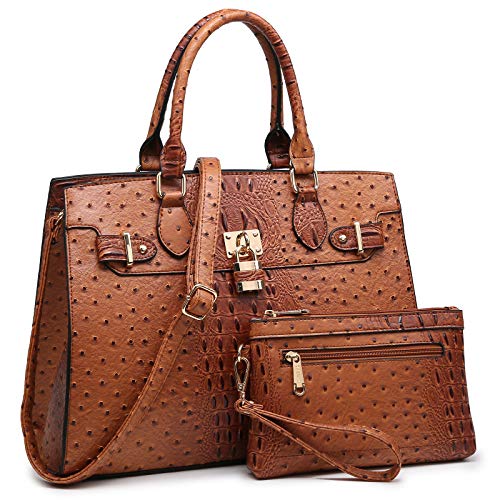 Dasein Women Handbags and Purses Ladies Shoulder Bag Top Handle Satchel Tote Work Bag with Wallet