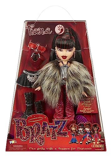Bratz Original Fashion Doll Tiana Series 3 with 2 Outfits and Poster, Collectors Ages 6 7 8 9 10+